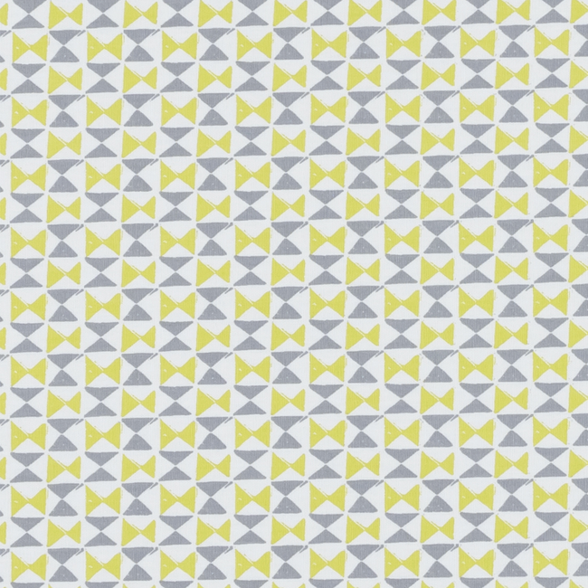 CLARKE & CLARKE STUDIO G FOR C&C CO-ORDINATES ORIANNA - CHARTREUSE/CHARCOAL F1376/02.CAC.0