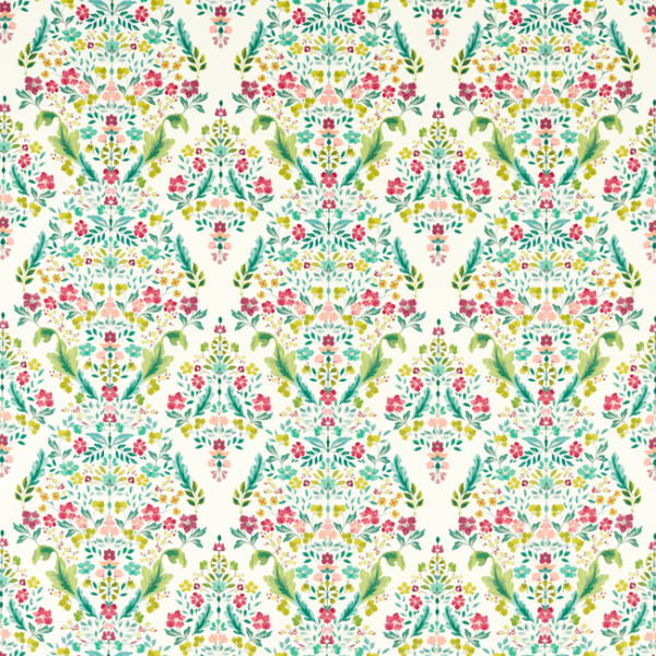 CLARKE & CLARKE STUDIO G FOR C&C COUNTRY ESCAPE GAWTHORPE - MULTI upholstery fabric swatch for sample-first furniture planning