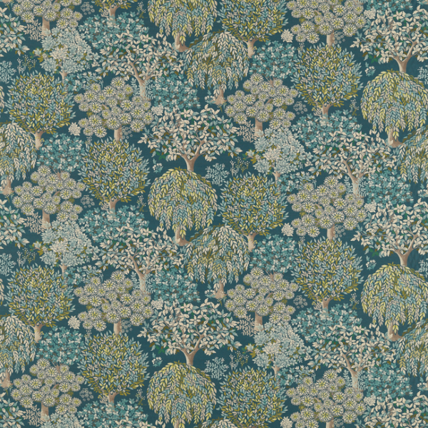 CLARKE & CLARKE STUDIO G FOR C&C COUNTRY ESCAPE TATTON - MINERAL upholstery fabric swatch for sample-first furniture planning