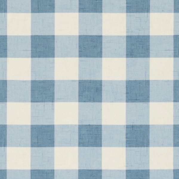 CLARKE & CLARKE STUDIO G FOR C&C GENEVIEVE POLLY - CHAMBRAY upholstery fabric swatch for sample-first furniture planning