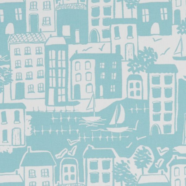 CLARKE & CLARKE STUDIO G FOR C&C LAND & SEA WATERSIDE - DUCKEGG upholstery fabric swatch for sample-first furniture planning