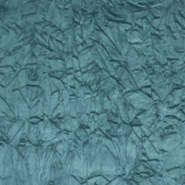 CLARKE & CLARKE STUDIO G FOR C&C LUSTRO SYLVANA - TEAL upholstery fabric swatch for sample-first furniture planning