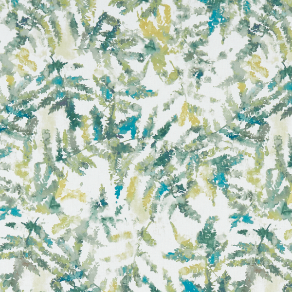 CLARKE & CLARKE STUDIO G FOR C&C PALMERO ARIELLI - FOREST upholstery fabric swatch for sample-first furniture planning