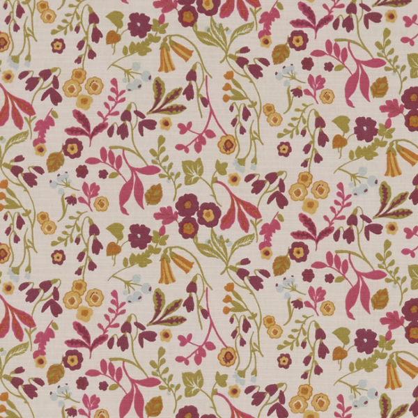 CLARKE & CLARKE STUDIO G FOR C&C SHERWOOD ASHBEE - PLUM upholstery fabric swatch for sample-first furniture planning