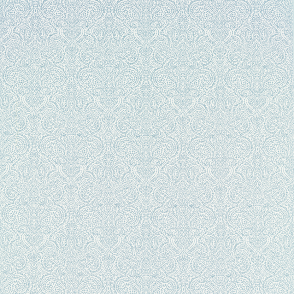 CLARKE & CLARKE VINTAGE ADA - DENIM upholstery fabric swatch for sample-first furniture planning
