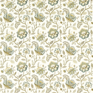 Clarke & Clarke Vintage Adeline - Teal upholstery fabric swatch
