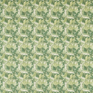 Clarke & Clarke William Morris Designs Acanthus - Apple/sage upholstery fabric swatch