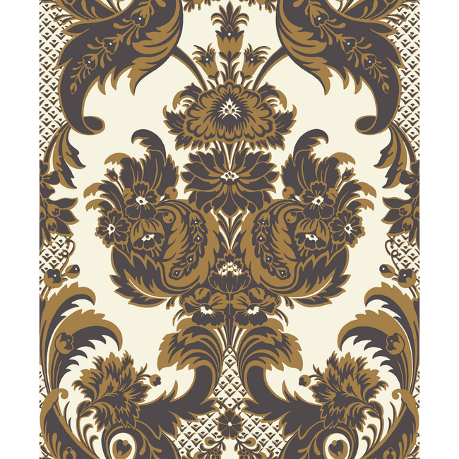 COLE & SON ALBEMARLE WYNDHAM - BLACK & GOLD 94/3014.CS.0