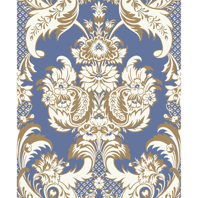 COLE & SON ALBEMARLE WYNDHAM - BLUE AND GOLD 94/3016.CS.0