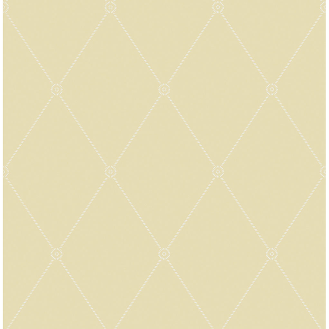 COLE & SON ANTHOLOGY LARGE GEORGIAN ROPE TRELLIS - STRAW 100/13063.CS.0