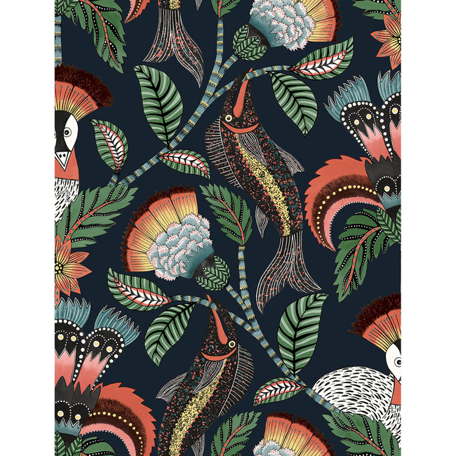 COLE & SON ARDMORE-JABULA NENE - TANGERINE INK 119/8037.CS.0