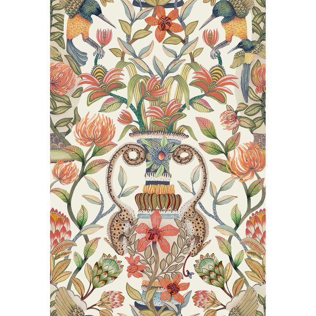 COLE & SON ARDMORE-JABULA PROTEA GARDEN - OGRN&TNGRN/WHT 119/10043.CS.0