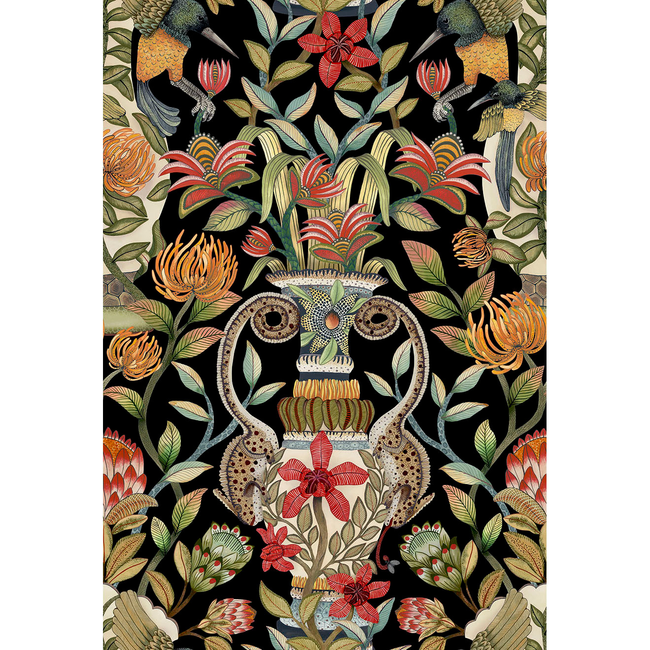 COLE & SON ARDMORE-JABULA PROTEA GARDEN - OLV&RG/BLCK 119/10044.CS.0