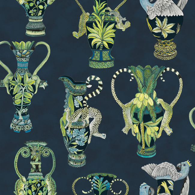 COLE & SON ARDMORE KHULU VASES - MIDNIGHT 109/12058.CS.0