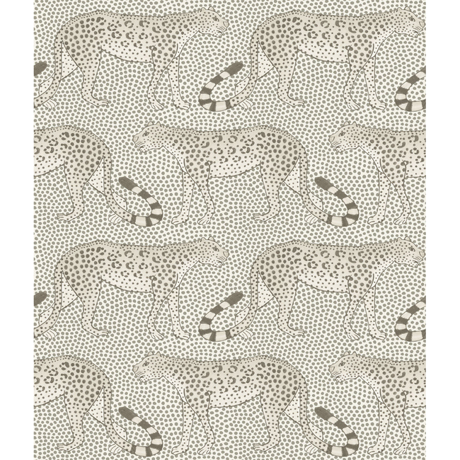COLE & SON ARDMORE LEOPARD WALK - BLACK & WHITE 109/2011.CS.0