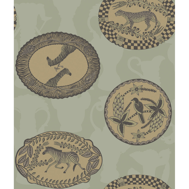 COLE & SON ARDMORE MATRINAH - OLD OLIVE 109/4021.CS.0