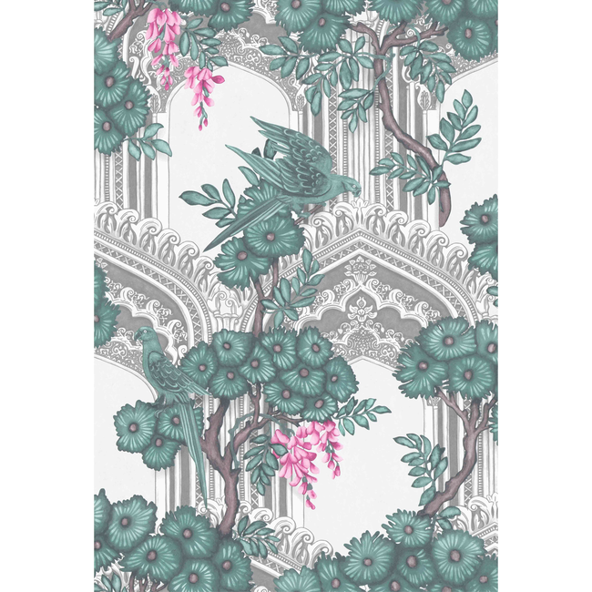 COLE & SON BABYLON - TEAL & PINK 113/13039.CS.0