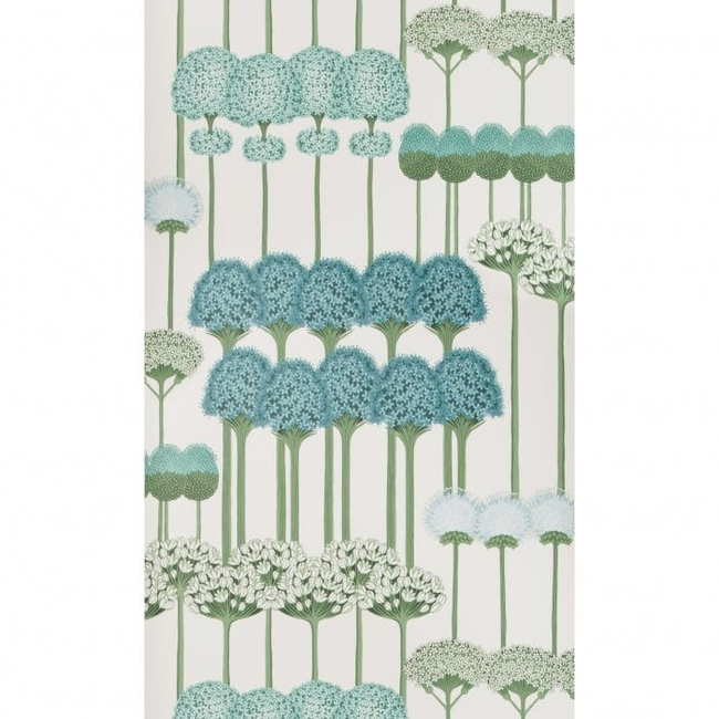 COLE & SON BOTANICAL BOTANICA ALLIUM - TEAL/JADE/WHITE 115/12035.CS.0