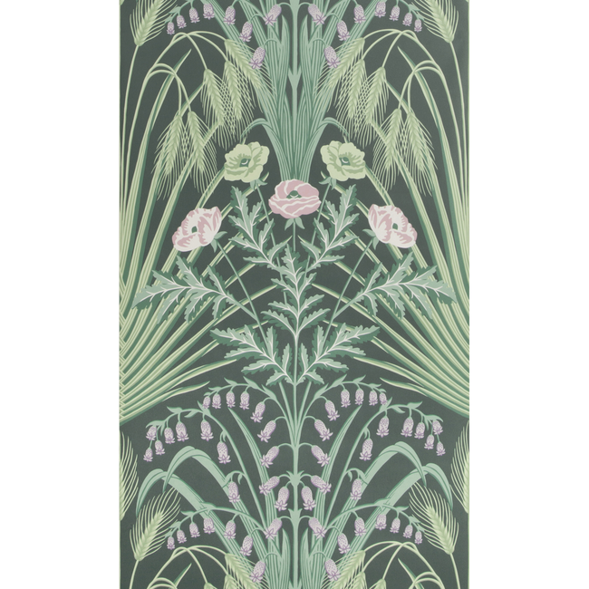 COLE & SON BOTANICAL BOTANICA BLUEBELL - SAGE ON CHARCOAL 115/3009.CS.0