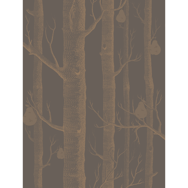 COLE & SON CONTEMPORARY RESTYLED WOODS & PEARS - BRONZE/BLACK 95/5028.CS.0