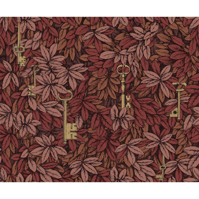 COLE & SON FORNASETTI CHIAVI SEGRETE - AUTUMNAL LEAVES 114/9019.CS.0