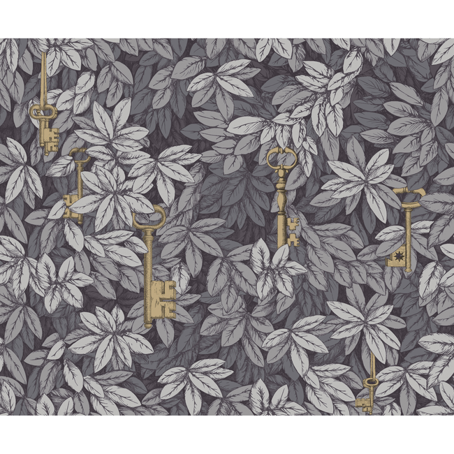 COLE & SON FORNASETTI SENZA TEMPO CHIAVI SEGRETE - SBLUE/GREY 114/26051.CS.0