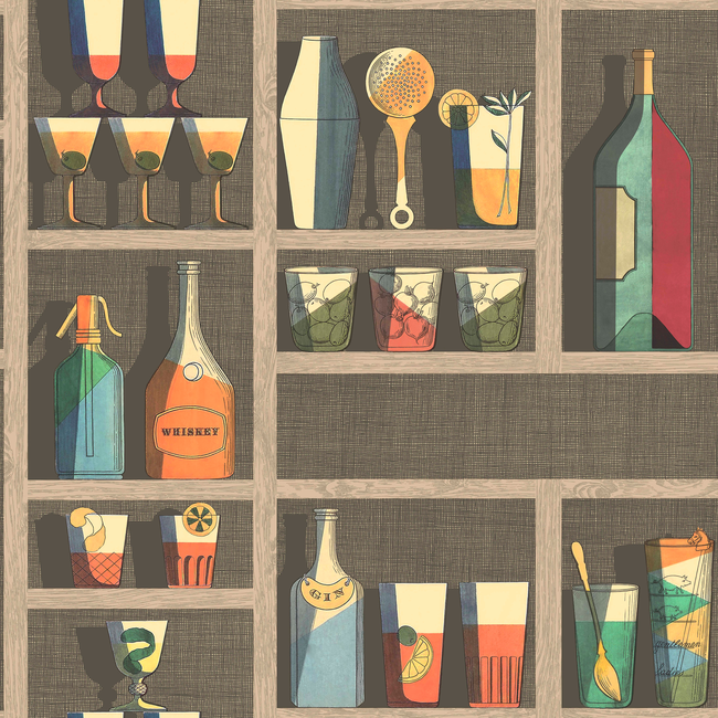 COLE & SON FORNASETTI SENZA TEMPO COCKTAILS - MULTI 114/23043.CS.0