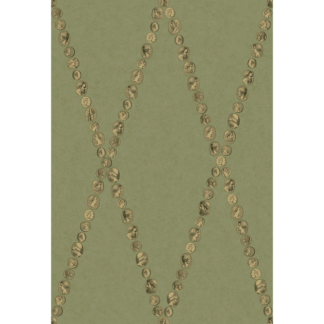 COLE & SON FORNASETTI SENZA TEMPO II CAMMEI - OLIVE 123/4016.CS.0