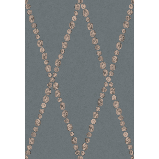 COLE & SON FORNASETTI SENZA TEMPO II CAMMEI - SLATE & ROSE GOLD 123/4020.CS.0