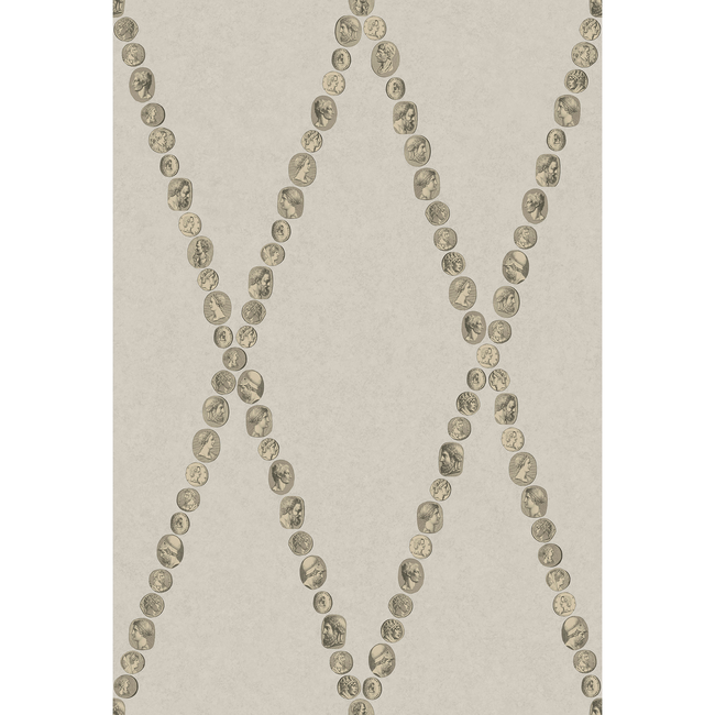 COLE & SON FORNASETTI SENZA TEMPO II CAMMEI - SOFT GOLD ON STONE 123/4019.CS.0
