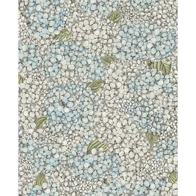 COLE & SON FORNASETTI SENZA TEMPO II ORTENSIA - BLUE & CREAM 123/9044.CS.0