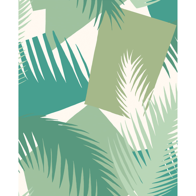 COLE & SON GEOMETRIC II DECO PALM - GREEN 105/8037.CS.0