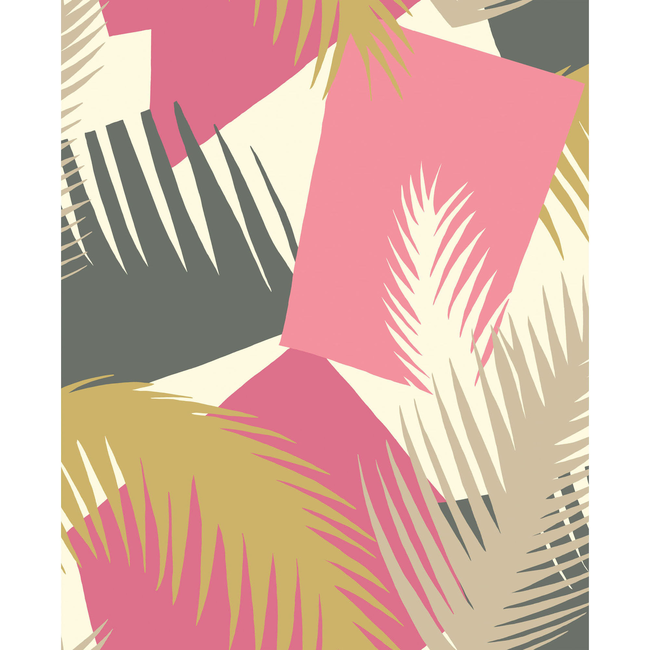 COLE & SON GEOMETRIC II DECO PALM - PINK 105/8038.CS.0