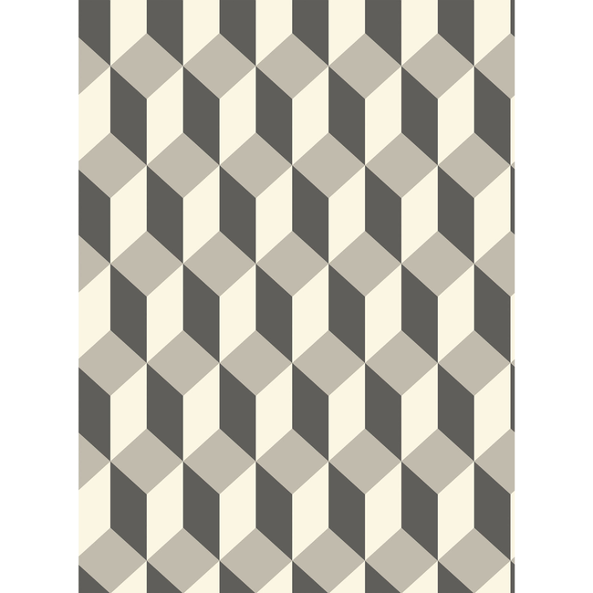 COLE & SON GEOMETRIC II DELANO - GREY AND BLACK 105/7031.CS.0