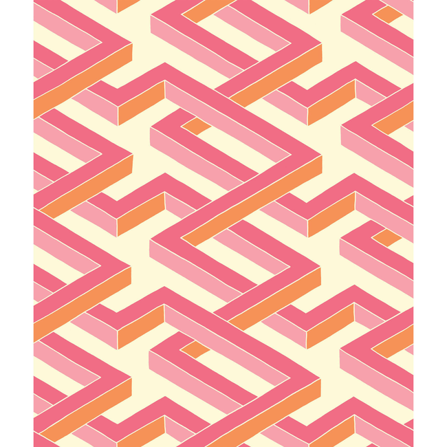 COLE & SON GEOMETRIC II LUXOR - PINK 105/1004.CS.0