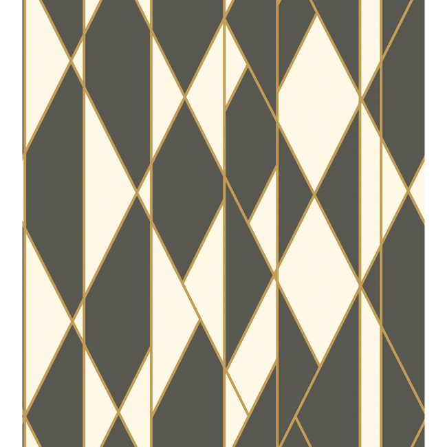 COLE & SON GEOMETRIC II OBLIQUE WP - BLACK AND WHITE 105/11049.CS.0
