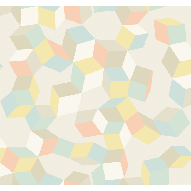 COLE & SON GEOMETRIC II PUZZLE - PALE PASTEL 105/2009.CS.0