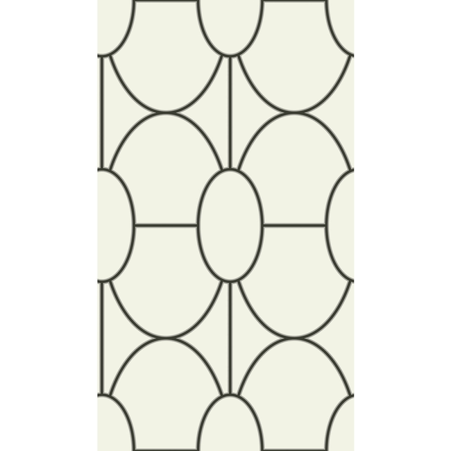 COLE & SON GEOMETRIC II RIVIERA - BLACK AND WHITE 105/6026.CS.0