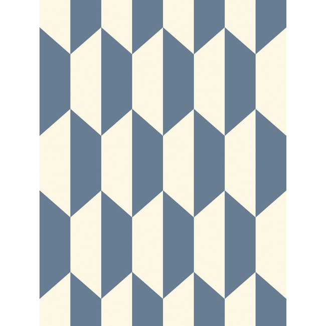 COLE & SON GEOMETRIC II TILE - BLUE AND WHITE 105/12054.CS.0