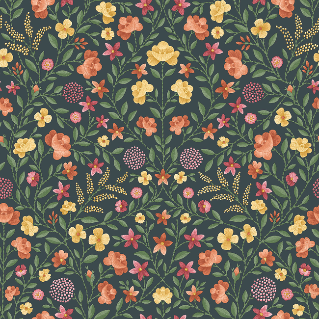 COLE & SON HISTORIC ROYAL PALACES-GREAT MASTERS COURT EMBROIDERY - MARIGOLD 118/13031.CS.0