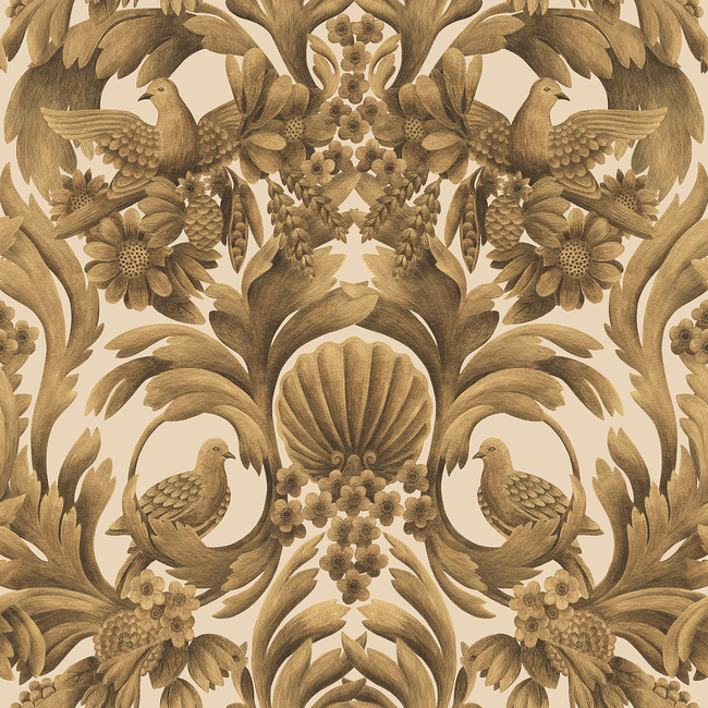 COLE & SON HISTORIC ROYAL PALACES-GREAT MASTERS GIBBONS CARVING - MGLD/SAND 118/9019.CS.0