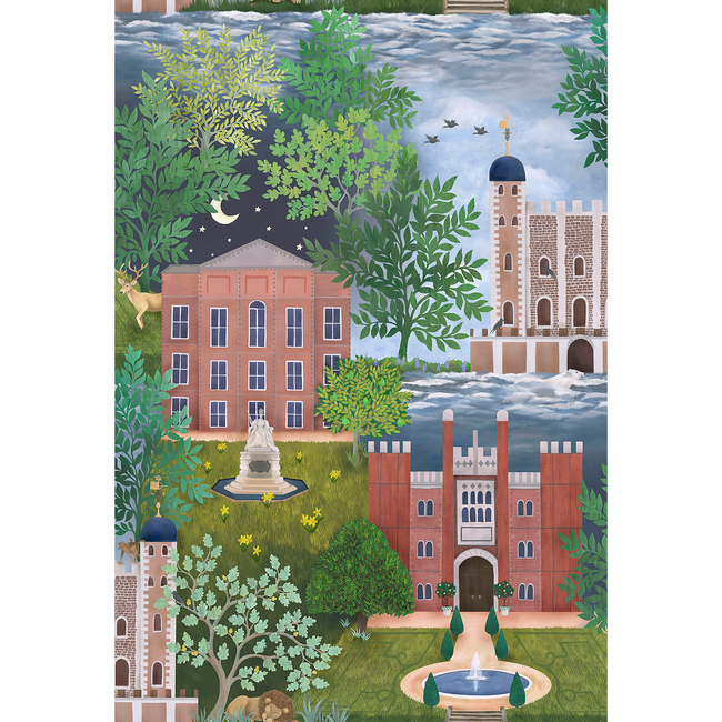 COLE & SON HISTORIC ROYAL PALACES-GREAT MASTERS PALACE TALES - TERRACOTTA 118/1001.CS.0