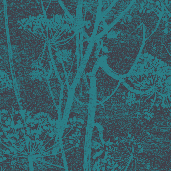 COLE & SON ICONS COW PARSLEY - TEAL 112/8030.CS.0