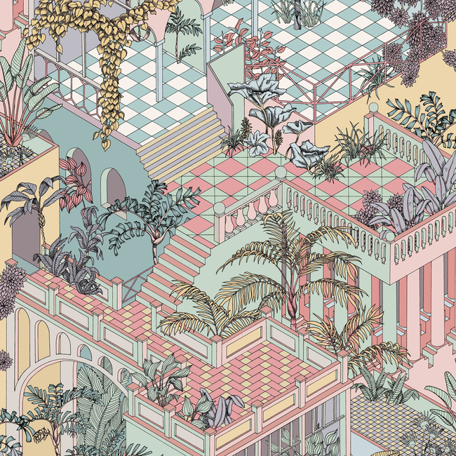 COLE & SON ICONS MIAMI - PASTEL 112/6023.CS.0
