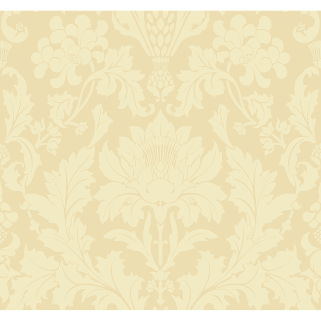 COLE & SON MARIINSKY DAMASK FONTEYN - VINTAGE YELLOW 108/7038.CS.0