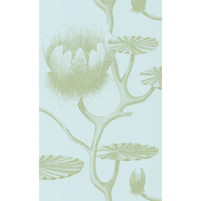 COLE & SON NEW CONTEMPORARY II LILY - SAGE/PALE BLUE 69/3112.CS.0