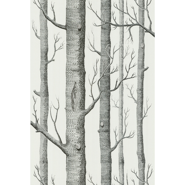 COLE & SON NEW CONTEMPORARY II WOODS - ONYX/WHITE 69/12147.CS.0