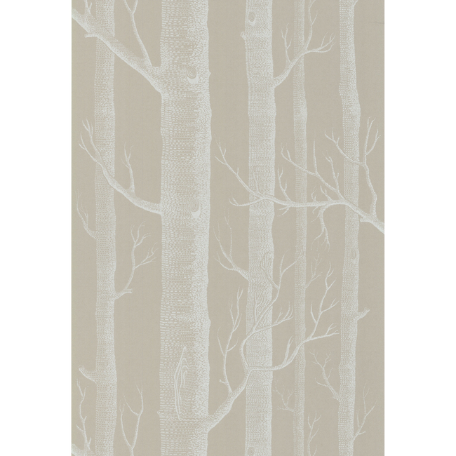 COLE & SON NEW CONTEMPORARY II WOODS - WHITE/TAUPE 69/12149.CS.0