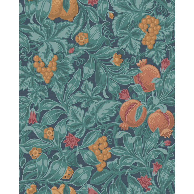 COLE & SON PEARWOOD VINES OF POMONA - ORAN/TEAL 116/2005.CS.0