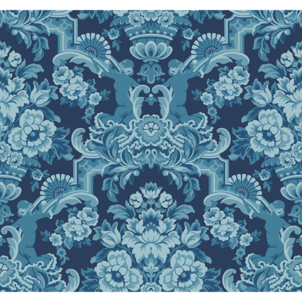 COLE & SON SEVILLE LOLA - CHINA BLUES ON MIDNIGHT 117/13041.CS.0